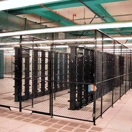An example of a wire partition system