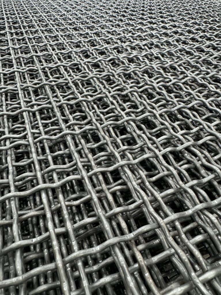 Representative rectangular woven wire mesh option