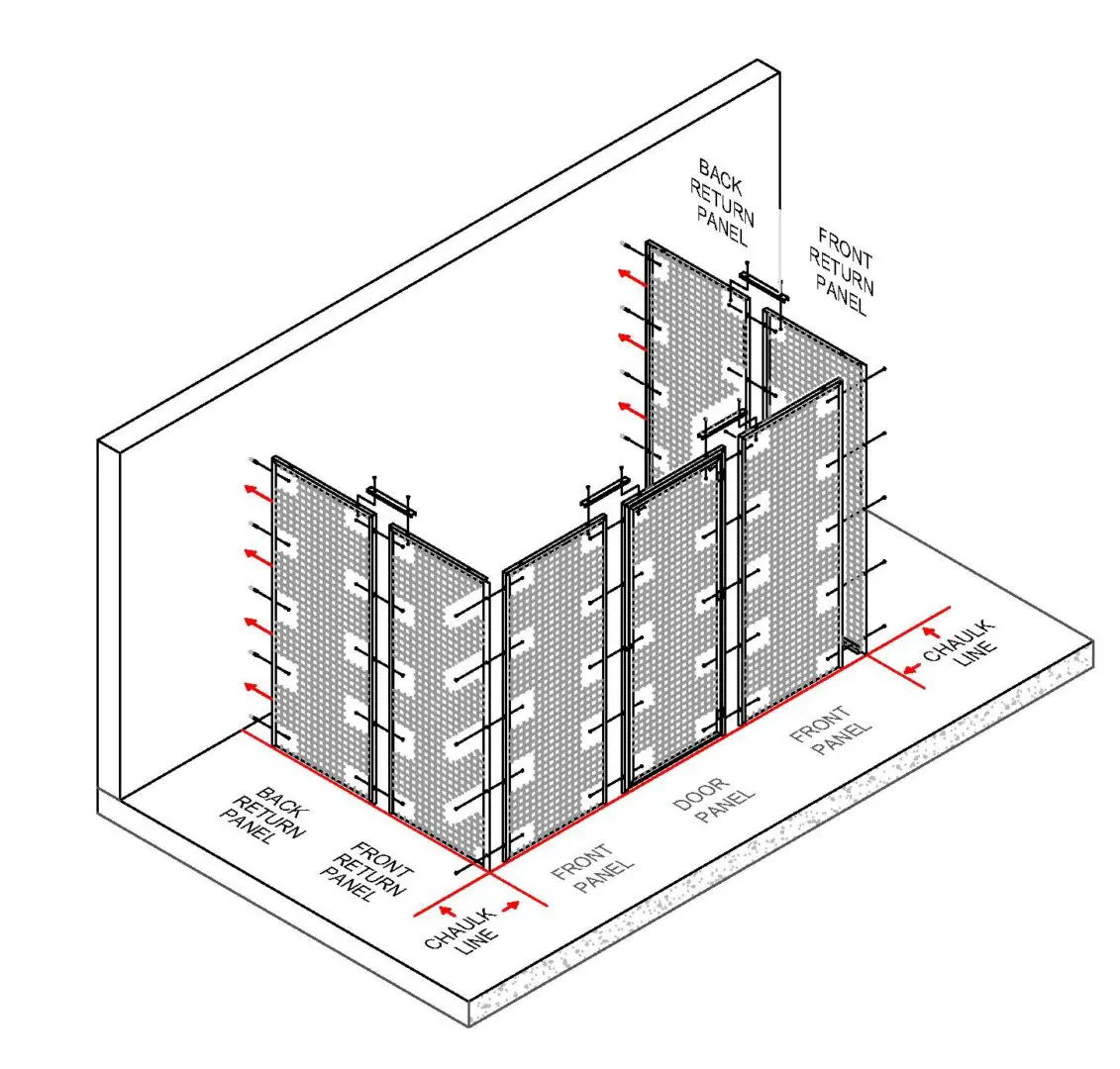 large locker assembly